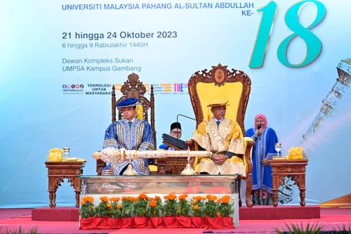 KDYMM Regent of Pahang, Tengku Hassanal Ibrahim Alam Shah proclaimed as UMPSA's Pro-Chancellor