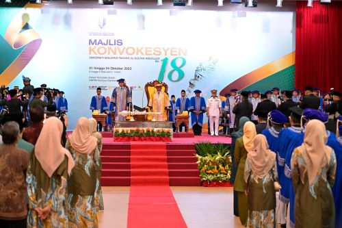 KDYMM Pemangku Raja Pahang, Tengku Hassanal Ibrahim Alam Shah dimasyhurkan sebagai Pro-Canselor UMPSA