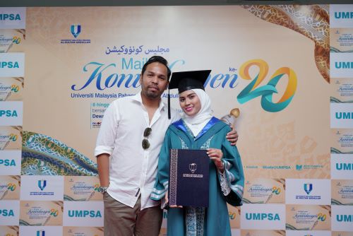 Kecekalan ibu tunggal menuntut ilmu, Nurfarhana raih Master Eksekutif di Konvokesyen UMPSA Ke-20