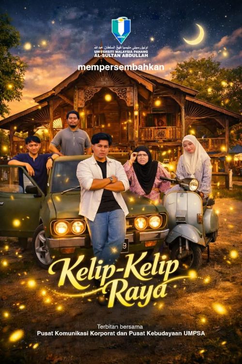 Rakaman drama raya Universiti Malaysia Pahang Al-Sultan Abdullah (UMPSA) telah dijalankan di sekitar UMPSA Pekan, Kampung Alor Ara dan Kampung Ulu Parit, Jalan Rompin Lama, Pekan. Rakaman ini merupakan acara tahunan anjuran Pusat Komunikasi Korporat (PKK) dengan kerjasama Pusat Kebudayaan UMPSA.  Drama raya bertajuk ‘Kelip-kelip Raya’ ini mengisahkan erti persahabatan, pengorbanan dan makna sebenar kebahagiaan.  Program ini juga turut mengetengahkan bakat mahasiswa sebagai sebahagian daripada tenaga produksi. 