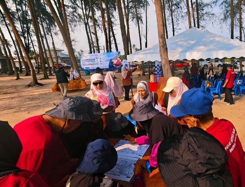 Peserta menguji kemahiran