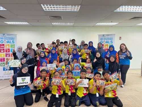UMPSA santuni murid PPKI SK RTP Bukit Goh melalui Program Kelestarian Inklusif