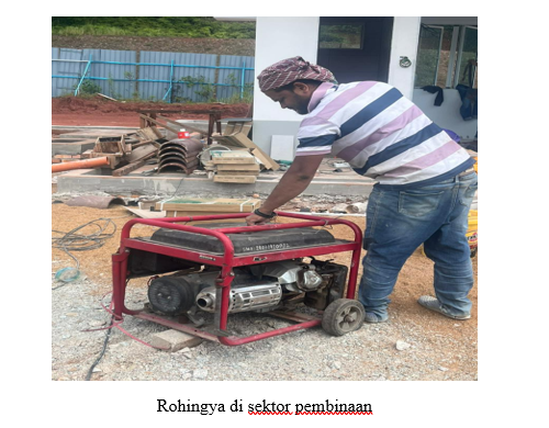 Rohingya di sektor pembinaan