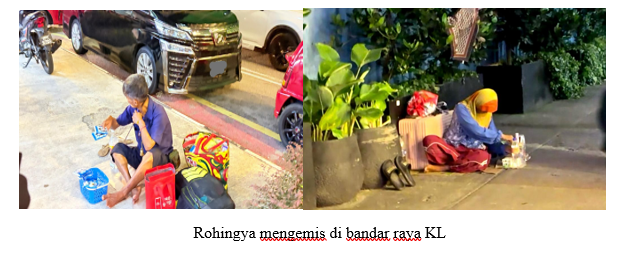Rohingya mengemis di bandar raya KL