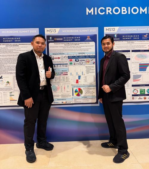 Saintis muda UMPSA rangkul penghargaan antarabangsa di Microbiome Summit 2025