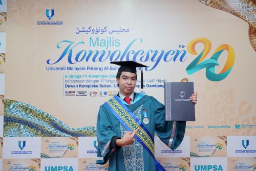 Khairul Syahmi, simbol kecekalan anak Sabah di pentas kecemerlangan UMPSA