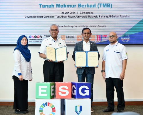 UMPSA jalin kerjasama kelestarian bersama Tanah Makmur Berhad