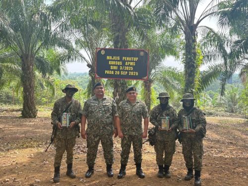 UMPSA memperkukuh peranan pelajar dalam pertahanan negara melalui Kursus Asas Perajurit Muda Sukarela (APMS) Siri 3/2025 Rejimen 505 Askar Wataniah
