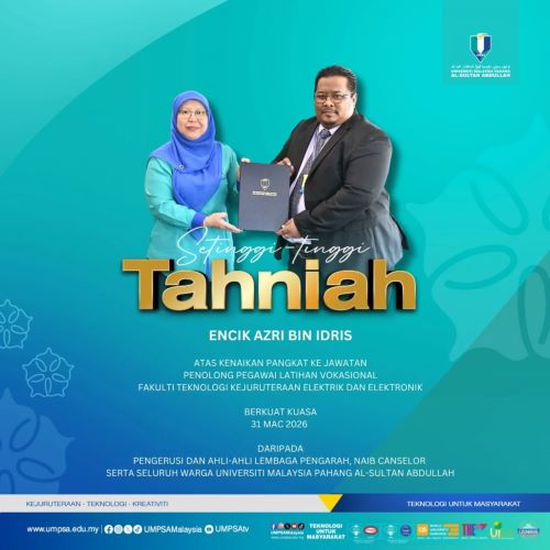 Azri kini memiliki Sijil Pegawai Latihan Vokasional (VTO) dan sedang dalam proses mendapatkan pengiktirafan Teknologis Profesional (Tc.), manakala Syed Najmuddin turut giat melengkapkan kelayakan profesional sama.