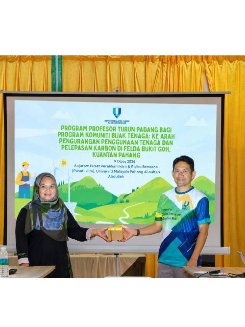 UMPSA perkasa komuniti FELDA Bukit Goh melalui program Komuniti Bijak Tenaga
