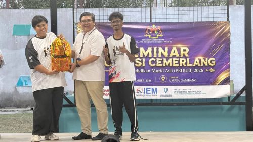 UMPSA santuni murid orang asli dalam segmen Fun Dance menerusi program Aspirasi SPM dan Kerjaya Peduli 2026