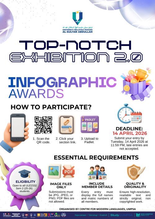 UMPSA set to ignite innovation at the TOP-Notch Exhibition 2.0 