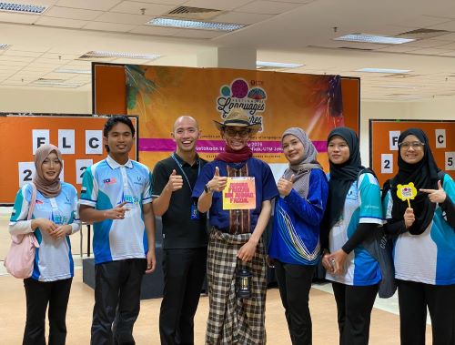 Luqmanul Hakim Azizuddin, Nur Zarifah Hana Mohd Hanafi, Siti Nur Zulaikha Zaidi and Mis Faezah Ronnie, UMPSA Hangman Challenge team at FLC 2025