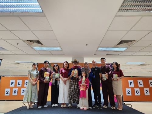 Ahmad Fauzan Ahmad Faizul, winner of the Storytelling Competition at FLC 2025