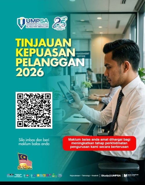 Suara pelanggan jadi ‘kompas’ UMPSA tingkat kecekapan dalam penyampaian perkhidmatan