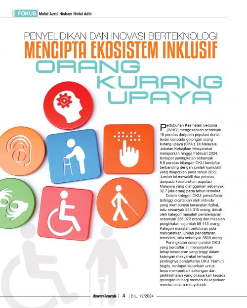 PENYELIDIKAN DAN INOVASI BERTEKNOLOGI MENCIPTA EKOSISTEM INKLUSIF ORANG KURANG UPAYA