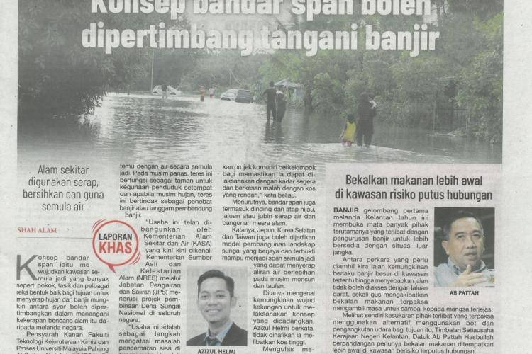 Konsep bandar span boleh dipertimbang tangani banjir 