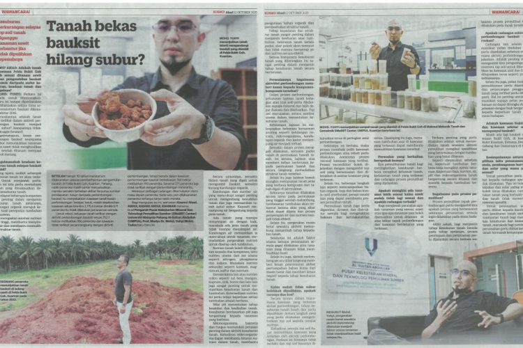 Tanah bekas bauksit hilang sumber?