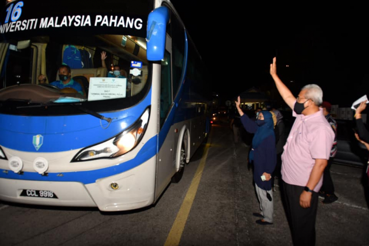 2,517 pelajar UMP pulang ke kampung sambut Aidilfitri