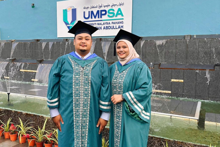 Three married couples celebrate graduation at UMPSA