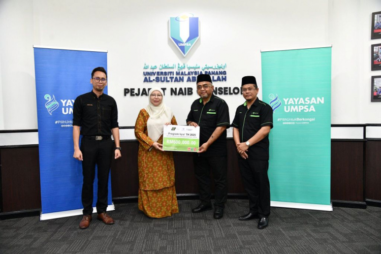UMPSA terima sumbangan RM600,000 daripada Tabung Haji untuk  manfaat pelajar berkeperluan