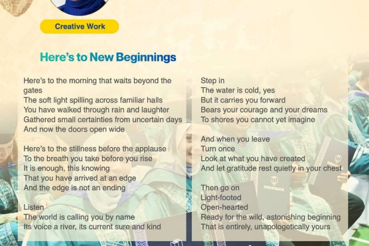 Here's to New Beginnings