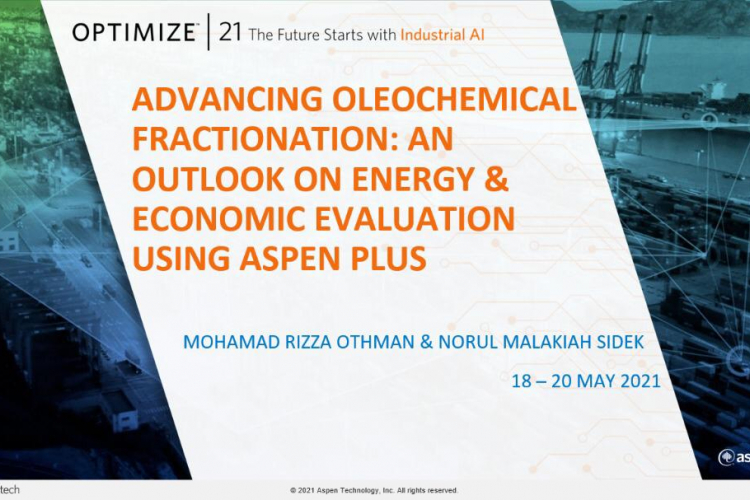 AP Ir. Dr.-Ing. Mohamad Rizza representing UMP at OPTIMIZE ‘21