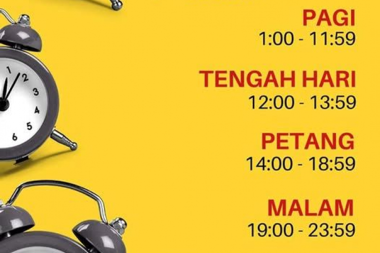 Antara Tengah Hari dengan Petang: Pemenggalan Masa Menurut DBP