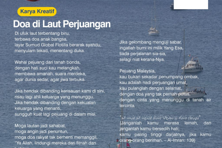 Doa di Laut Perjuangan