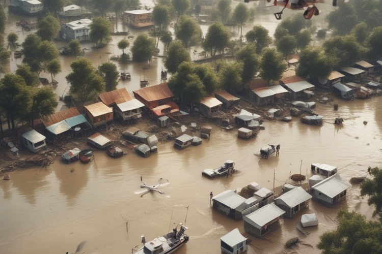 Bagaimanakah teknologi digital mempercepat bantuan kecemasan dalam situasi banjir dan krisis?