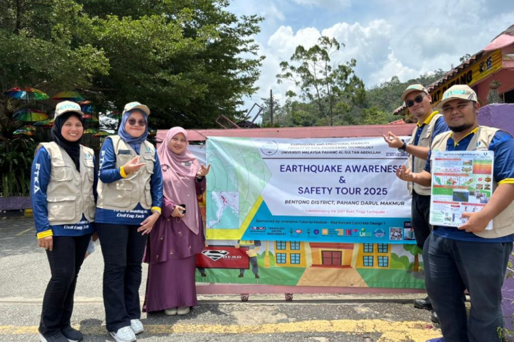 EASY UMPSA gerakkan kempen dari Johor ke Pahang untuk kesedaran dan keselamatan gempa bumi