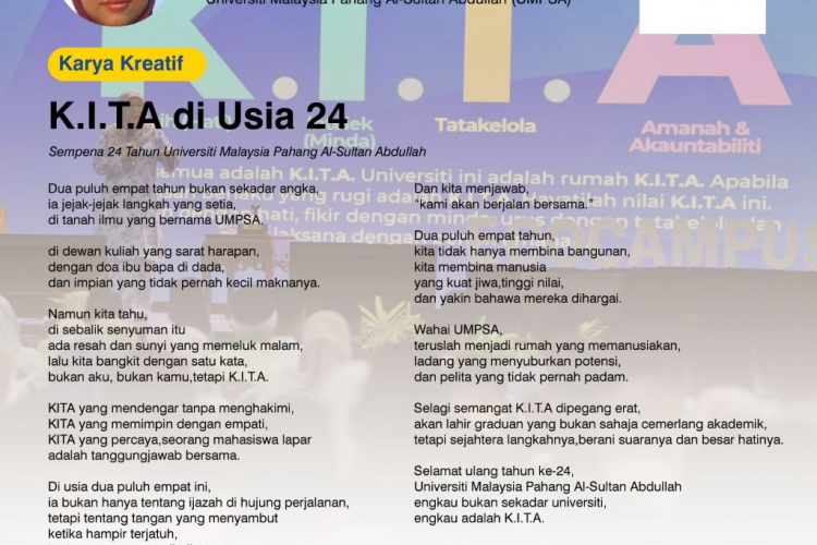 K.I.T.A di Usia 24