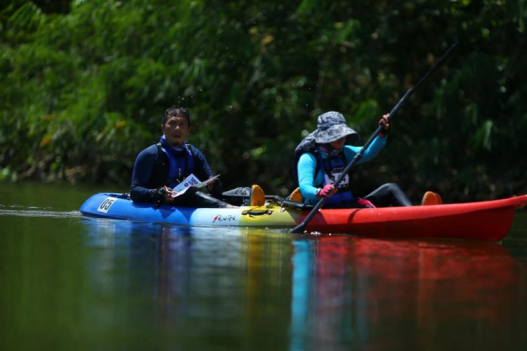 Cabaran 8 jam: Warga UMPSA harungi 'Kayak Orienteering' di Tasik Raban Lenggong