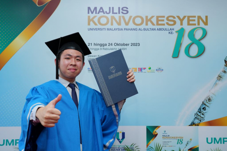 Fokus di dalam kelas kunci kejayaan Loh Yew Jin penerima Anugerah Emas Universiti 