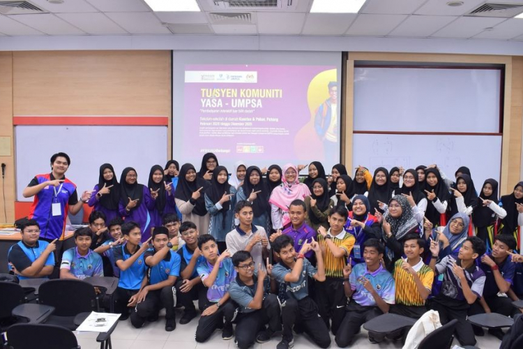 Program kerjasama UMPSA dan Yayasan Al-Sultan Abdullah (YASA) berjaya memperkasakan pelajar B40 cemerlang dalam peperiksaan SPM