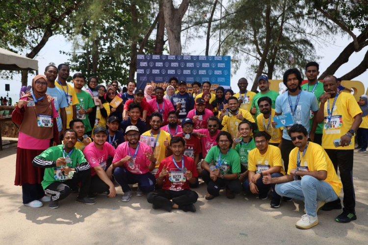 Solidarity of UMPSA international students from 13 countries participating in the International SDG Run for sustainable development goals