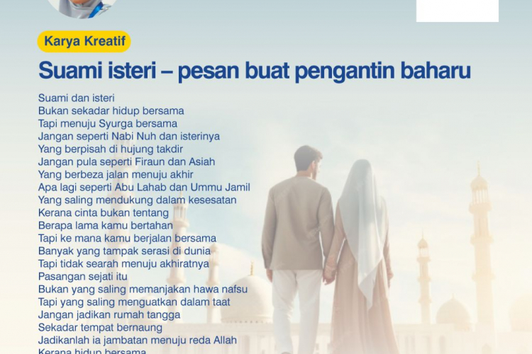 Suami Isteri Pesan Buat Pengantin Baharu