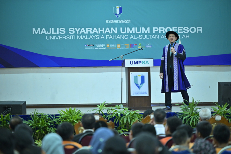 Syarahan Umum Prof. Ts. Dr. Zularisam kongsi kepakaran rawatan air menggunakan teknologi mampan membran