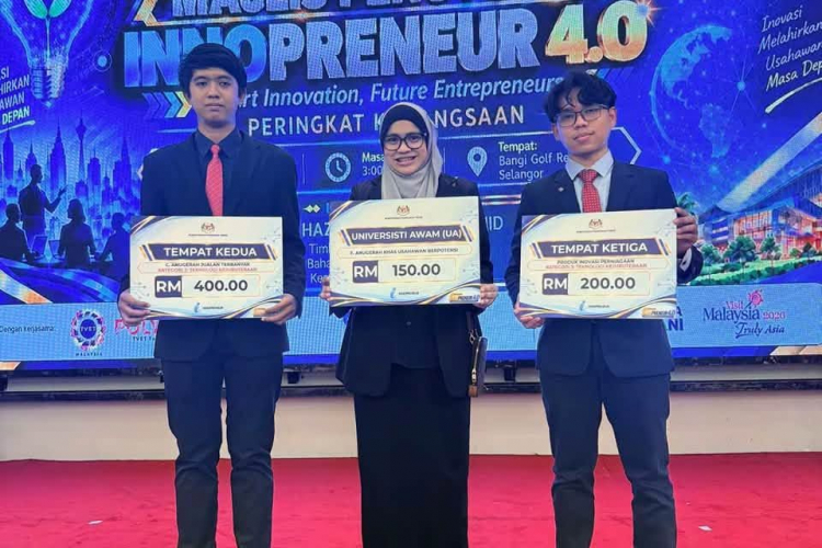 Syarikat pelajar UMPSA, Redroots Agro Technology raih 3 anugerah di Innopreneur 4.0