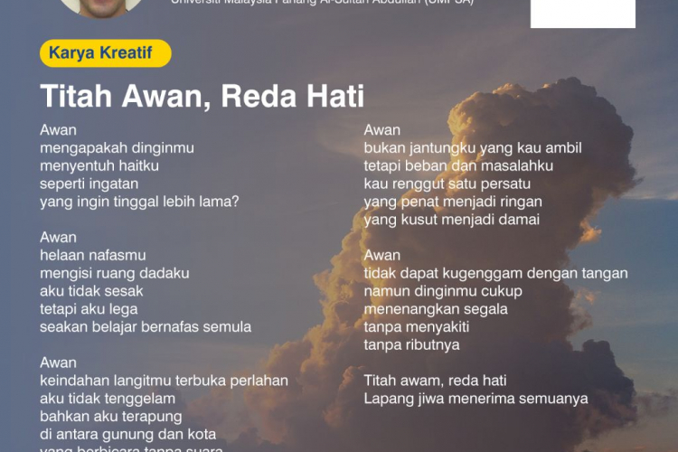 Titah Awan, Reda Hati