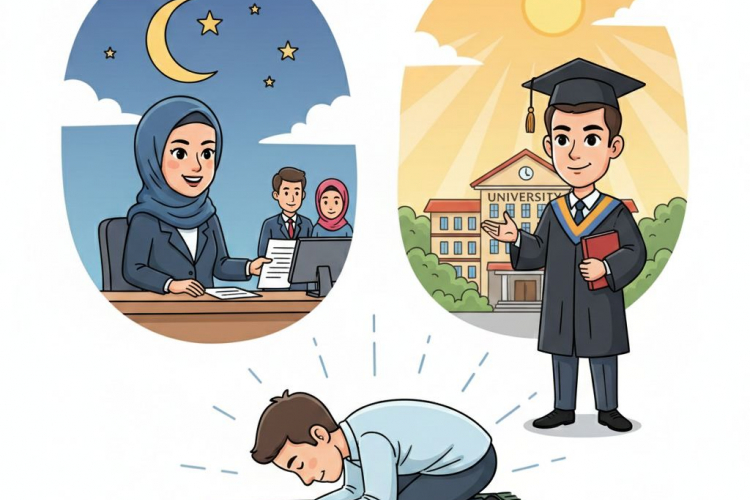 Transformasi Sahsiah dan Kualiti Kerja melalui Kekuatan 3 Amalan Sujud