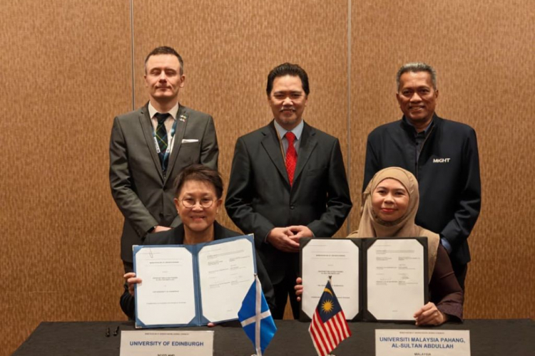 UMPSA dan The University of Edinburgh meterai kerjasama perkasa ekosistem akademik dan penyelidikan berimpak tinggi