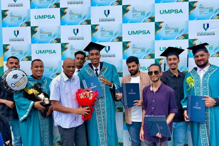 Hard work paid off for UMPSA international graduates from 14 countries