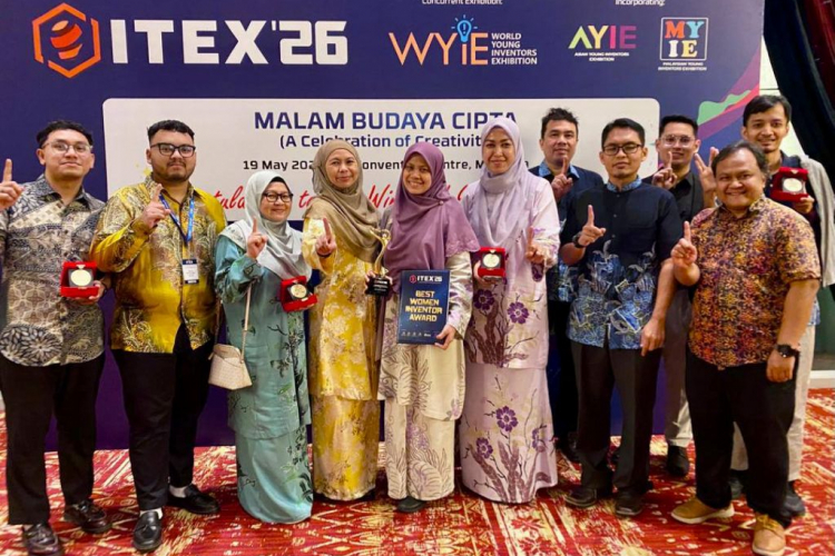 UMPSA raih 6 pingat, Ts. Nurul Wahidah dinobat Best Women  Inventor Award dalam ITEX 2026