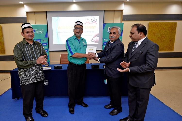 UMP jalin kerjasama dengan Rajarshi Shahu College of Engineering