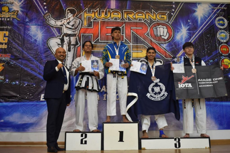 Atlet tae kwan do UMPSA unggul di Hwa Rang Hero Cup 2026