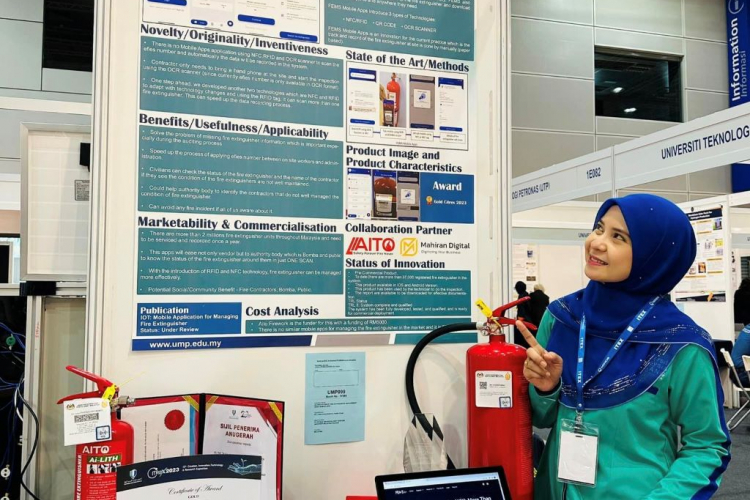 Ts. Dr. Wan Isni Sofiah develops mobile application to streamline fire extinguisher maintenance