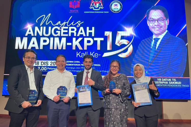 UMPSA Journals secure second and third place for Best Journal Article at 15th MAPIM-KPT Awards