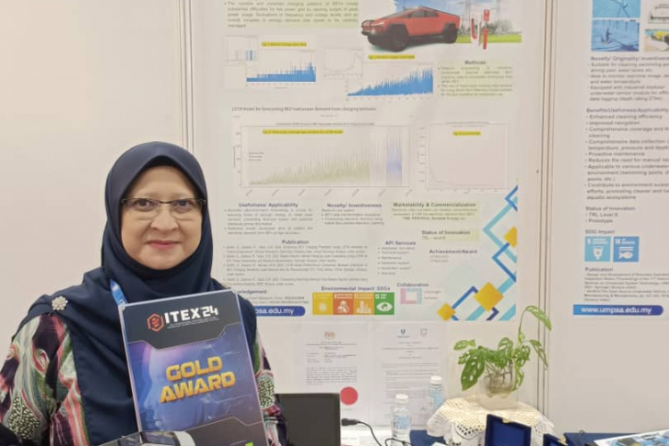 Prof. Madya Dr. Roslinazairimah hasilkan perisian ramal penggunaan elektrik bagi kereta elektrik