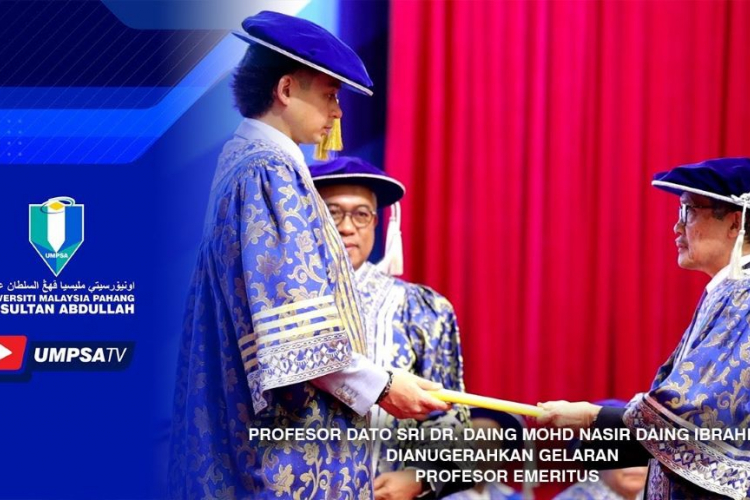 Profesor Dato Sri Dr Daing Mohd. Nasir Daing Ibrahim dianugerahkan gelaran Profesor Emeritus